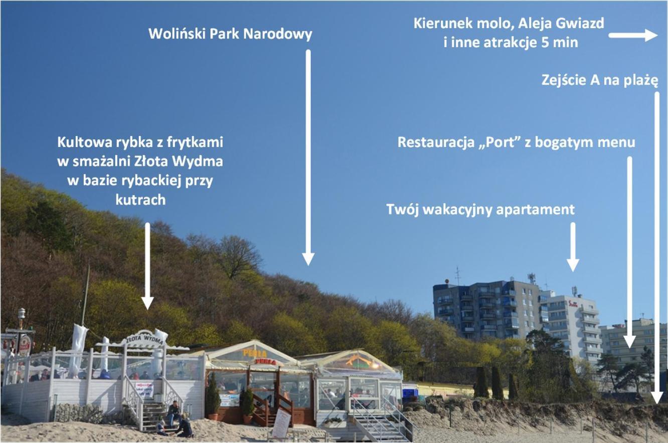 Апартаменты Maly Przytulny Apartament Z Widokiem Na Morze - Po Remoncie Мендзыздрое Экстерьер фото